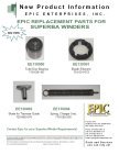 Parts for Superba Winder
